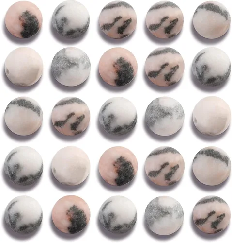 Miniatura 44 de 100 cuentas de jade birmano liso natural de 0.236 pulgadas (0.236 in), cuentas redondas sueltas de piedras preciosas para fabricación de joyas