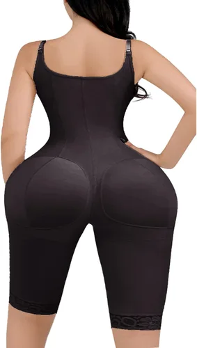 Miniatura 5 de Fajas moldeadoras de cuerpo completo para mujer, con control de abdomen, fajas colombianas para mujer, moldeador de cuerpo medio muslo, etapa 1 2