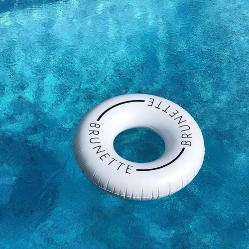 Miniatura 5 de Loteli Flotador de natación – Anillo de natación inflable minimalista estético Accesorio clásico para fiesta, sesión de fotos, diversión y Castaño