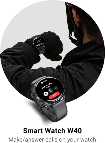 Miniatura 3 de IOWOODO Smart Watch for Women, Answer/Make Call, 1.43'' AMOLED Ultra-Clear Screen Fitness Tracker with 120+ Sport Modes Heart Rate/Sleep/SpO2