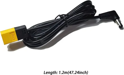 Miniatura 3 de Avata FPV - Cable de alimentación XT60 a CC para DJI Avata Fly Smart Combo FPV Goggles V2, FPV Goggles Battery 1.2M/47inch