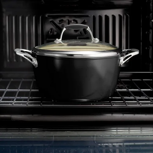 Miniatura 6 de Tramontina Ceramica Deluxe - Sartén antiadherente de cerámica de 10 pulgadas, apta para horno, color negro metálico