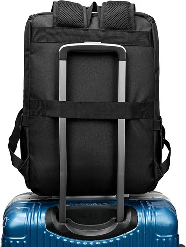 Miniatura 3 de Mochila vintage de viaje para laptop con puerto de carga USB para mujeres y hombres, estudiantes escolares. universitarios, mochila para laptop