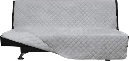 Miniatura 221 de Easy-Going - Funda para sofá, futón y sillón sin reposabrazos, reversible, resistente al agua, para mascotas y niños (azul oscuro/azul claro)