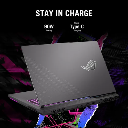 Miniatura 7 de ASUS ROG Strix G17 - Laptop para juegos, 17.3 pulgadas FHD 1920 x 1080 144Hz, AMD Ryzen 9 7845HX, GeForce RTX 4070, 4GB DDR5 RAM, 1TB PCIe M.2 SSD