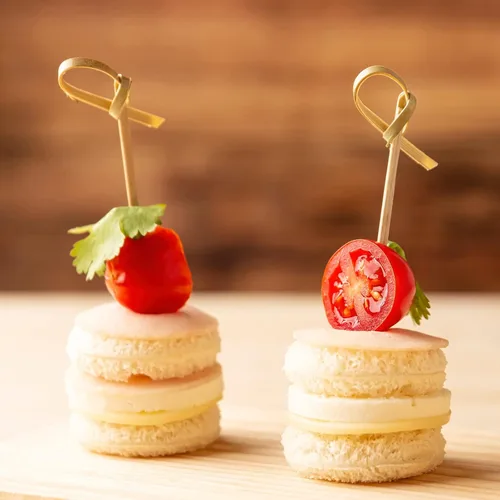 Miniatura 6 de 1200 piezas de palillos de cóctel de bambú, palillos de dientes elegantes para aperitivos, palos de cóctel de 4.13 pulgadas con nudo para bebidas