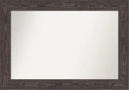 Miniatura 28 de Amanti Art Espejo personalizado, espejo de baño negro puente, espejo de pared o espejo de tocador de baño sobre el fregadero (26 x 26 pulgadas)