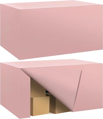 Miniatura 24 de Paquete de 2 manteles ajustados para mesa rectangular de 4 pies, 48 x 24 pulgadas, cubiertas de mesa verde manzana, tela de poliéster resistente al