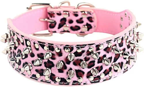 Miniatura 19 de Collar de perro con tachuelas, collar de perro de cuero con pinchos de 2 pulgadas para perros medianos y grandes Pit Bull Mastiff Bully Boxer