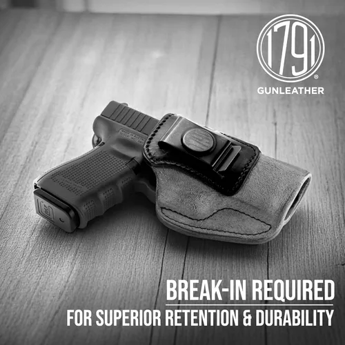 Miniatura 4 de 1791 Funda de cuero para pistola – Funda IWB – Funda de cuero premium para diestros – Compatible con Glock 23, 29, 30, 38 / Sig Sauer P220 P226