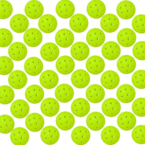 Miniatura 10 de Pickleball Balls Crack-Resistant 40 Holes Outdoor & Indoor Pickle Balls High Bounce, Perfectly Balanced Pickle Ball for Tournament Play (3pc)