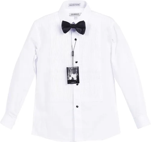 Miniatura 5 de Gioberti - Camisa de vestir para niño con pajarita y tachuelas de metal