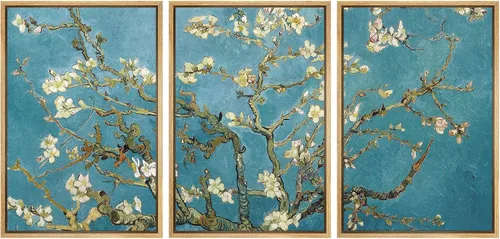 Miniatura 125 de Lienzo decorativo para pared - cuadro con estampado Giclée para decoración del hogar Noche estrellada sobre el Ródano