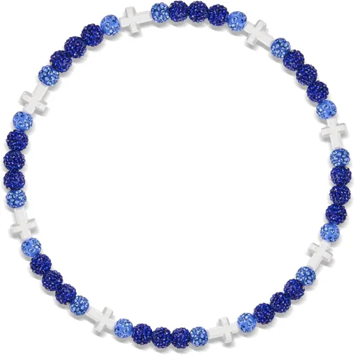 Miniatura 14 de Collar de béisbol con cuentas, cadena de cuerda deportiva ajustable con dije de cruz de béisbol, gran regalo de goteo de béisbol para jugadores