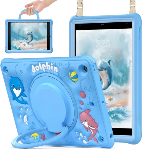 Miniatura 13 de Funda para iPad de 10.2 pulgadas de 9ª generación 2021 / 8ª generación 2020 / 7ª 2019, funda a prueba de golpes para niños con protector