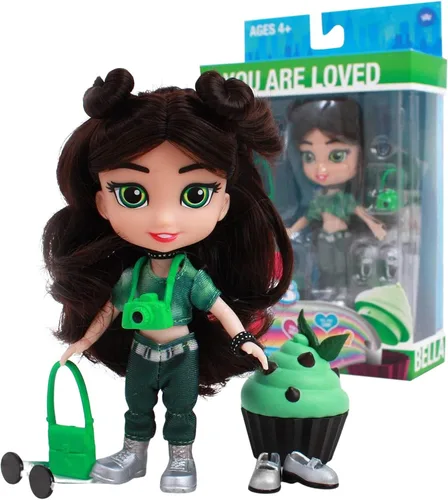 Miniatura 3 de Loyal Subjects - for Keeps Bella Girl with Cupcake Keepsake 5 figura de acción (red)