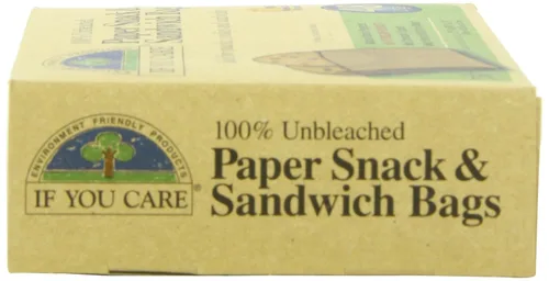 Miniatura 5 de IF YOU CARE Bolsas de papel 100% sin blanquear para sándwich y aperitivos, 48 unidades (paquete de 6)