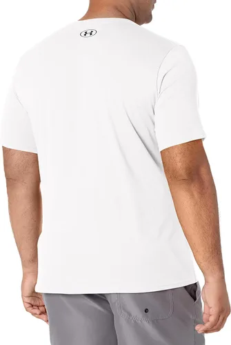 Miniatura 3 de Under Armour Camiseta deportiva de manga corta para hombre, con estampado en el lado izquierdo del pecho
