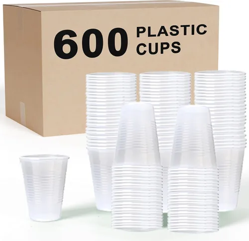 Miniatura 38 de Party Solids Vasos de plástico negros - 12 onzas, paquete de 100