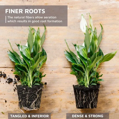 Miniatura 7 de UBICON Tierra superior orgánica de fibra de coco de fácil uso para plantas de interior/exterior; 4 ladrillos se expanden a 10 galones, excelente