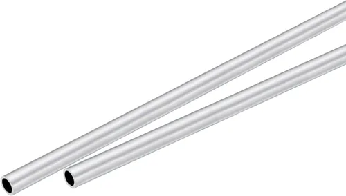Miniatura 30 de uxcell Tubo redondo de aluminio 6063 0.157 in OD 0.118 in diámetro interior 11.811 in longitud tubería