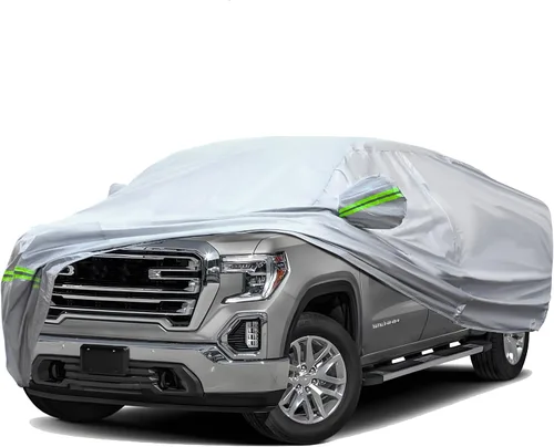Miniatura 25 de TUCAREST - Funda de auto completa de 6 capas de alta calidad, diseño de cremallera de carcasa dura, impermeable, resistente a la intemperie
