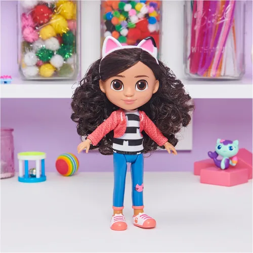 Miniatura 15 de Gabby's Dollhouse - Muñeca Gabby Girl de 8.0 pulgadas, juguetes para niños a partir de 3 años