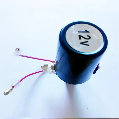 Miniatura 2 de Válvula solenoide de bocina de aire negro 12V piezas de camión Piezas de bocina Cuerno eléctrico Válvulas electrónicas Camión Electroválvula