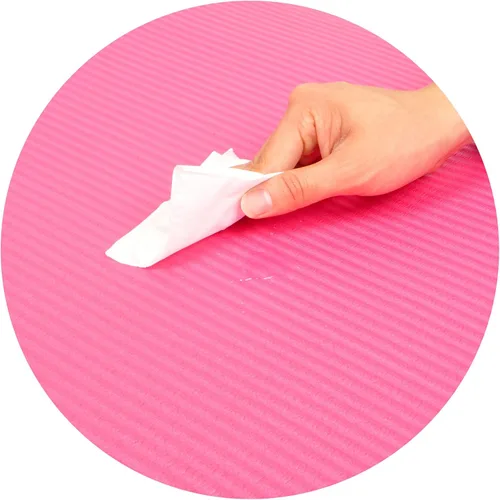 Miniatura 5 de Fitvids Esterilla de yoga extra gruesa de alta densidad antidesgarros de 1/2 pulgada con correa de transporte