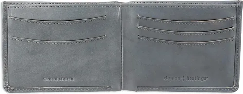 Miniatura 3 de Damen + Hastings Cartera RFID delgada plegable para hombre, Cartera plegable delgada Rfid