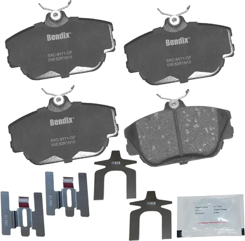 Miniatura 404 de Pastillas de freno delanteras cerámicas Bendix Priority1 CFC2302 para Hyundai Elantra 2021, Sonata 2022-2020, Kia K5 2023-2021