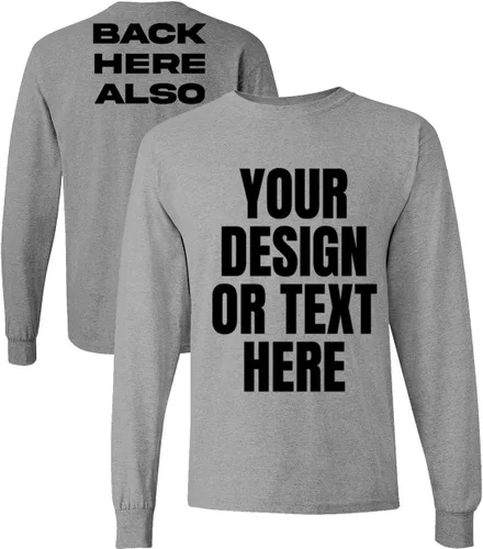 Miniatura 12 de Kolossus Camisas de trabajo de manga larga personalizables de alta visibilidad diseña tus propias camisetas personalizadas con logotipo y texto