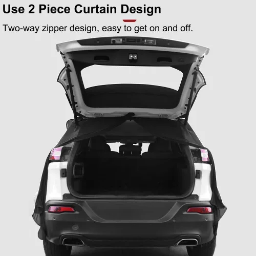Miniatura 5 de Ovege Malla de Puerta Trasera de Coche para SUV, Pantallas Anti-Insectos para Tienda de Campaña en Coche, Mosquitero Magnético para Esenciales