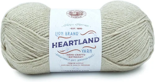 Miniatura 81 de Lion Brand Yarn Heartland Yarn - Hilo multicolor para tejer, tejer y tejer, paquete de 3, color congaree