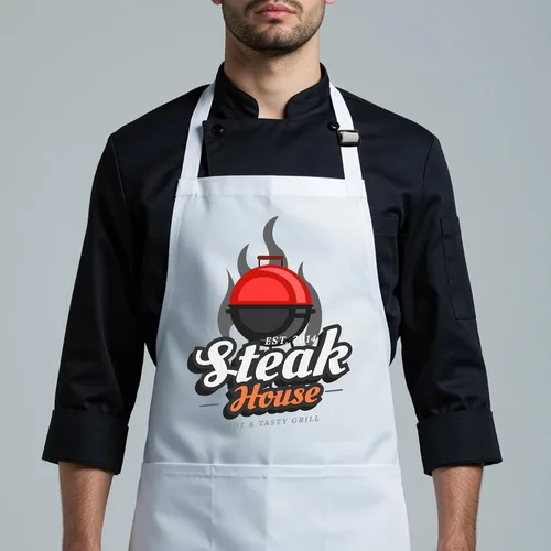 Miniatura 9 de Delantal con Logotipo Personalizado, Nombre Personalizado, Delantales con Foto para Hombres y Mujeres, Babero de Chef Ajustable Impermeable con 2