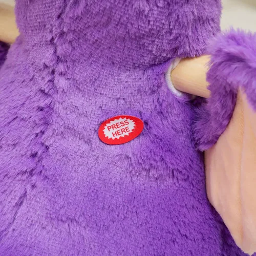 Miniatura 8 de Qaba Caballo mecedor para bebé, juguete de dragón para montar para niños con rugido de dragón realista y cinturón de seguridad, balancín de animales