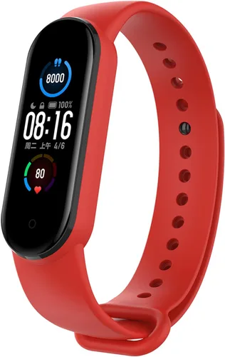 Miniatura 15 de hengkang Compatible con Amazfit Band 5/Xiaomi Mi Band 6/Mi Band 5, correas de repuesto ajustables de silicona deportiva para Amazfit Band 5, Mi Band