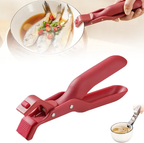 Miniatura 12 de Clip multiusos antiquemaduras para cocina, clip de silicona antideslizante con aislamiento térmico antiquemaduras, clip multifunción antiquemaduras