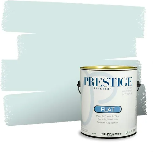 Miniatura 698 de Pintura Exterior + imprimación PRESTIGE, todo-en-uno, 1 galón, acabado mate, color comparable al Valspar* Royal Gray* VS151-Gris real