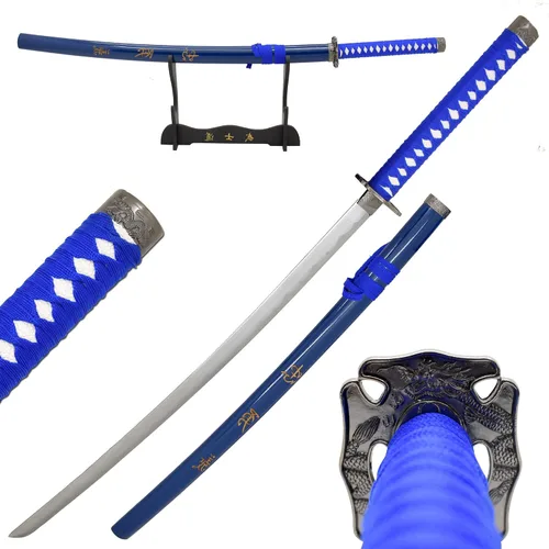 Miniatura 9 de Snake Eye Tactical Espada samurái katana de dos tonos con soporte de espada gratis
