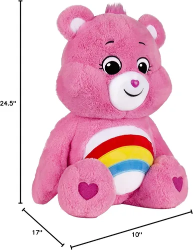 Miniatura 8 de Care Bears - Peluche gigante de 23.6 in, bonito juguete de peluche coleccionable, oso de peluche gigante, juguetes suaves para niñas y niños