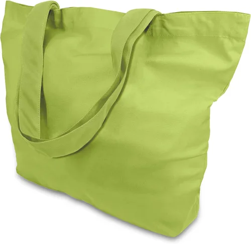 Miniatura 31 de TOPDesign - Paquete de 1 bolsa de lona de algodón, superfuerte, 12 onzas, bolsa para compras reutilizable, de tela, diseño moderno, en dos tonos
