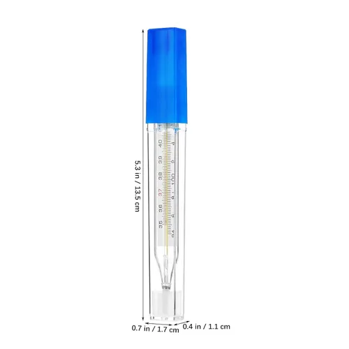 Miniatura 2 de TOYANDONA 5 Piezas de Vidrio para Medición de Temperatura Adulto - Herramientas de Prueba de Temperatura de Uso General, Medición de Temperatura