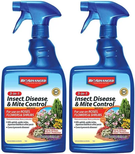 Miniatura 9 de Bayer Advanced 701290 insecticida para enfermedad de insectos 3-en-1 y control de ácaros listo para usar, 24 onzas