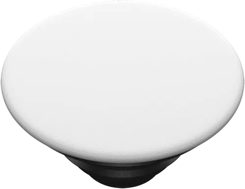 Miniatura 4 de PopSockets Agarre para teléfono con soporte expandible, agarre adhesivo, blanco sobre negro