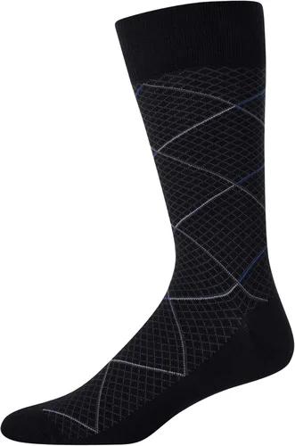 Miniatura 6 de Cole Haan Men's Dress Socks - Patterned Crew Socks (3 Pack)