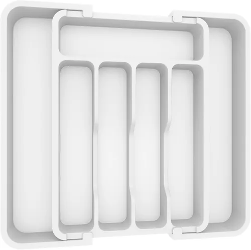 Miniatura 11 de Lifewit Organizador de cajones de cubiertos, bandeja expandible para utensilios de cocina, soporte para vajilla y cubiertos libre de BPA