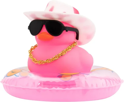 Miniatura 19 de wonuu Accesorios para automóvil, patos de goma, decoraciones de tablero de patos de goma, accesorios rosados, decoración de coche, patos