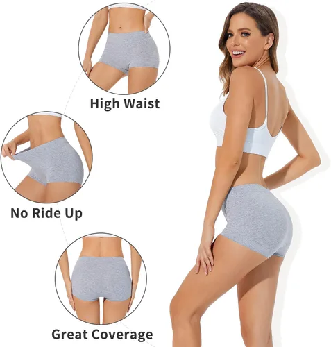Miniatura 2 de Migbean Ropa interior de cintura alta para mujer, ropa interior para mujer, bragas para mujer, ropa interior de talla grande para mujer, bragas