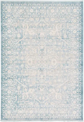 Miniatura 43 de Unique Loom Diseño tradicional clásico intrincado con detalles vintage envejecidos, alfombra de área, 3 pies 3 pulgadas x 5 pies 3 pulgadas, gris